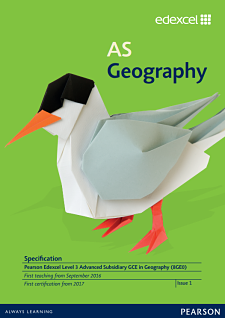 Link to AS Geography specification page