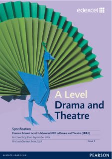 Link to A level Drama and Theatre specification page