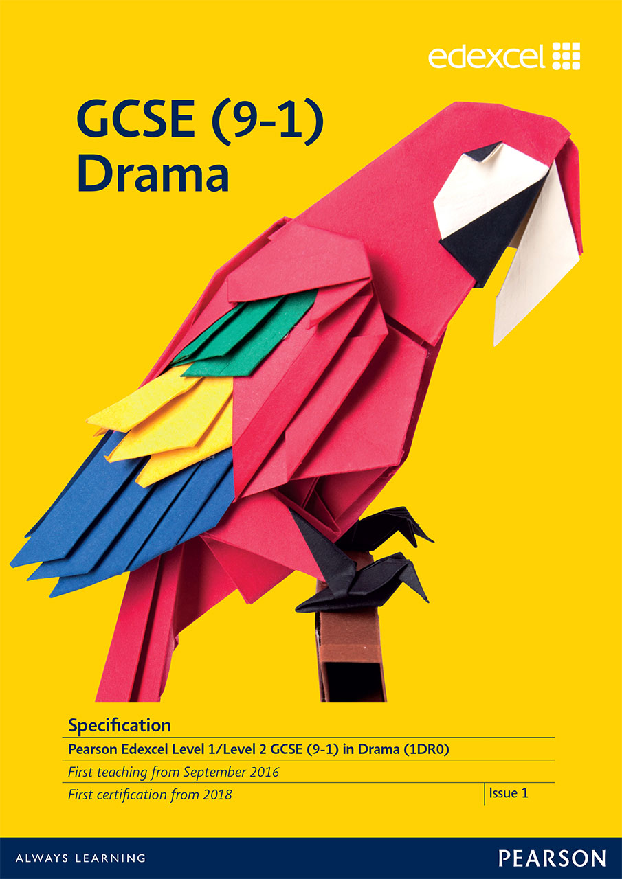 Link to Edexcel GCSE Drama (2016) specification page