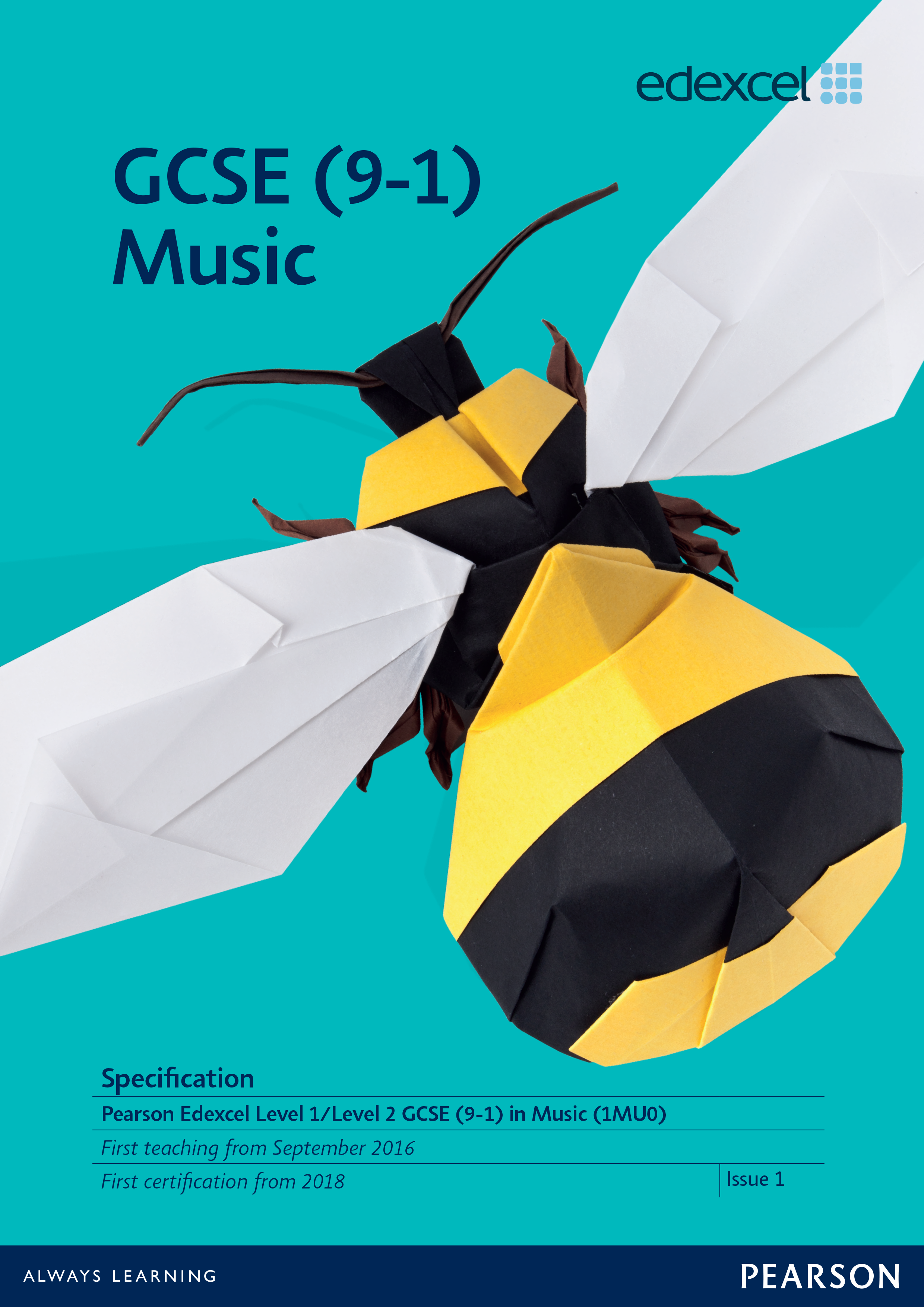 Link to Edexcel GCSE Music (2016) specification page
