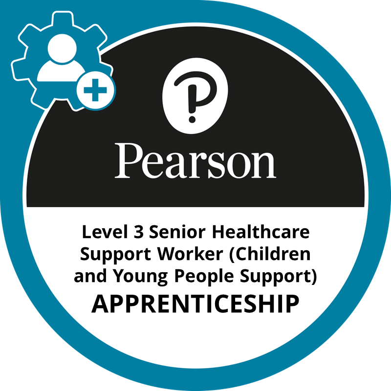 Senior Healthcare Support worker Young People Credly badge
