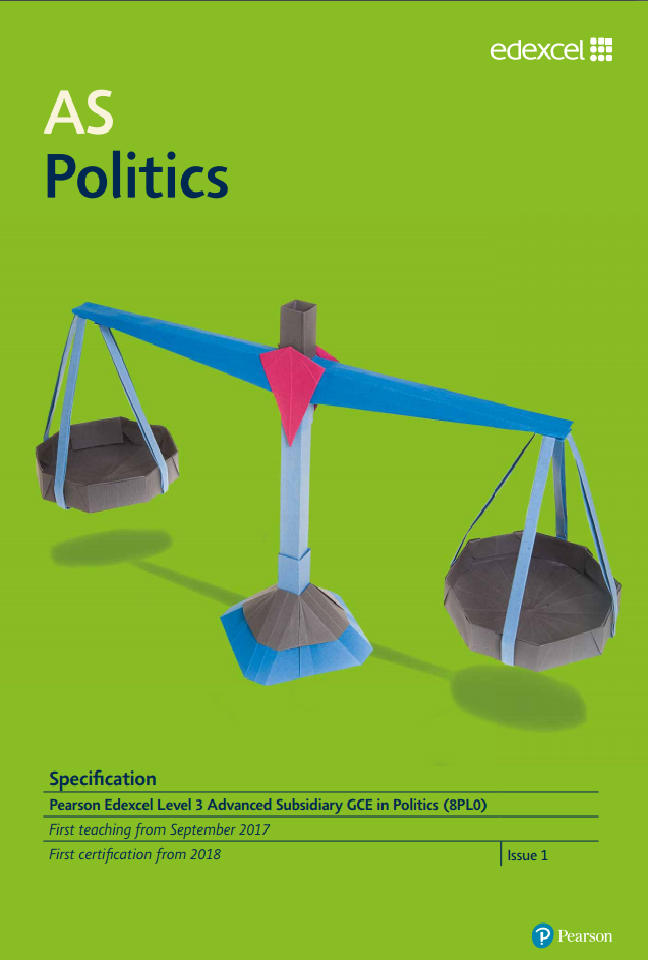 AS Politics specification