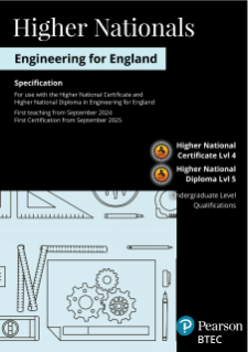 BTEC HN Engineering for England specification