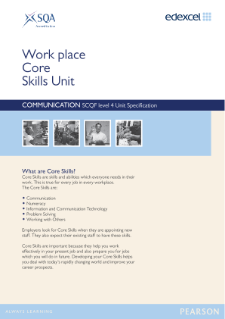 Edexcel Core Skills in Communication Level 4 Specification