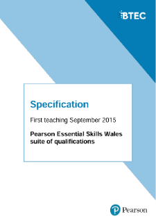Pearson BTEC Essential Application of Number Skills at Levels 1-3 (2015) brochure