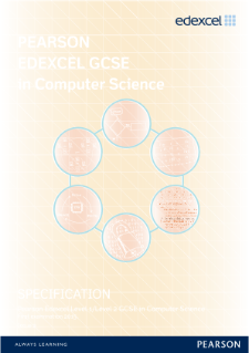 Edexcel GCSE Computer Science 2013 specification