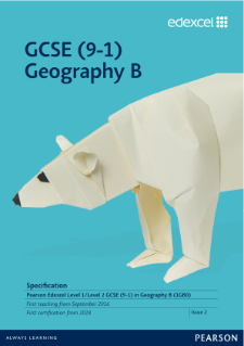 Edexcel GCSE (9-1) Geography B specification