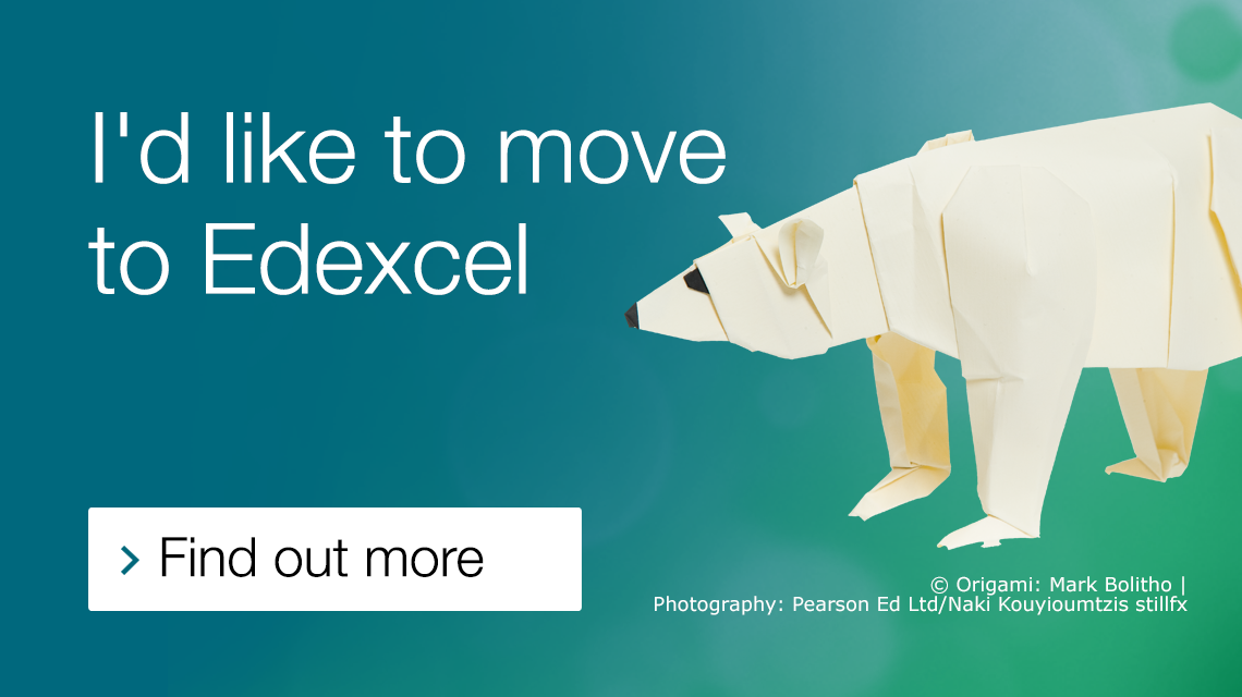 Find out more about moving to Edexcel