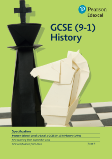 Edexcel GCSE History (9-1) 2016 specification