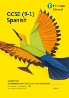 GCSE Spanish 2016 specification