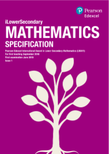 Pearson Edexcel International Award in Lower Secondary Mathematics specification