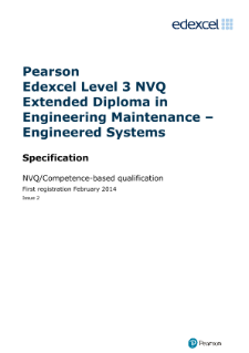 Competence-based qualification in Engineering Maintenance - Engineered Systems (L3) specification