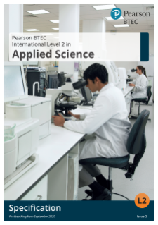 BTEC International Level 2 in Applied Science specification
