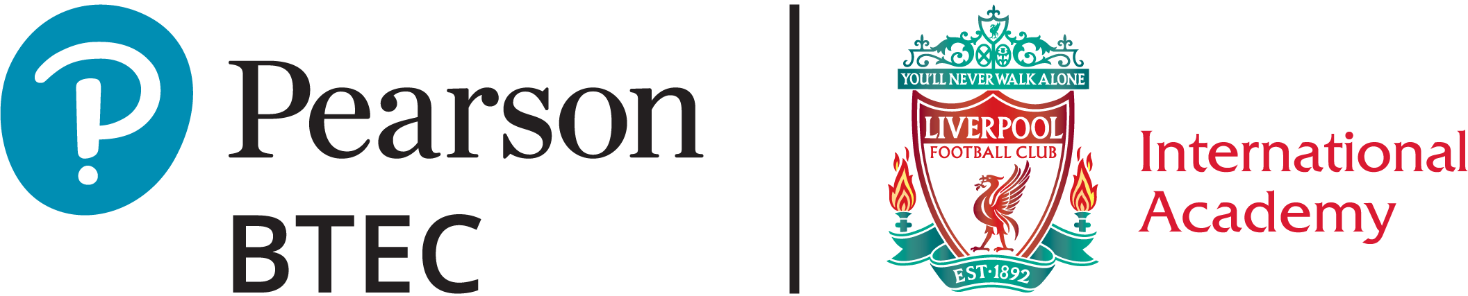 Pearson BTEC and International Academy logos
