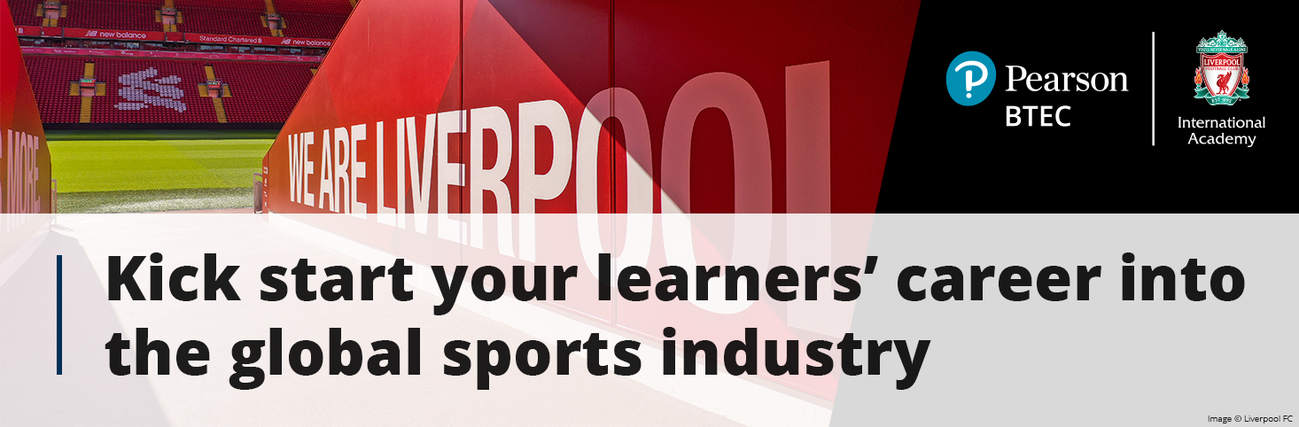 A world-class education partnership with Liverpool FC and Pearson