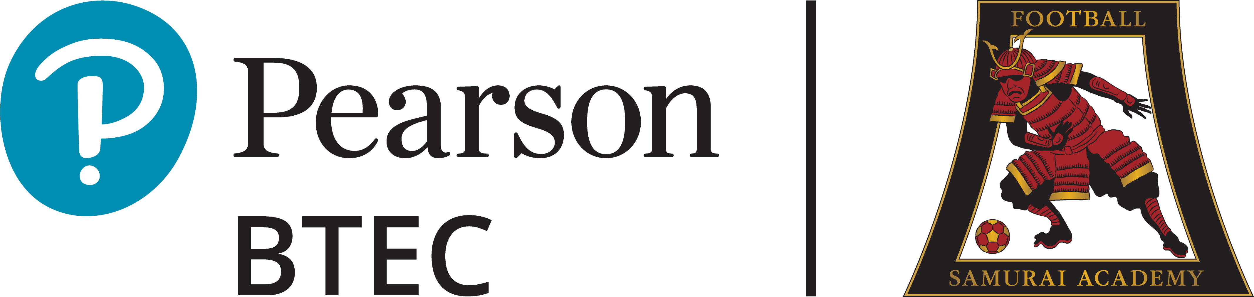 Pearson and Samurai Academy logos