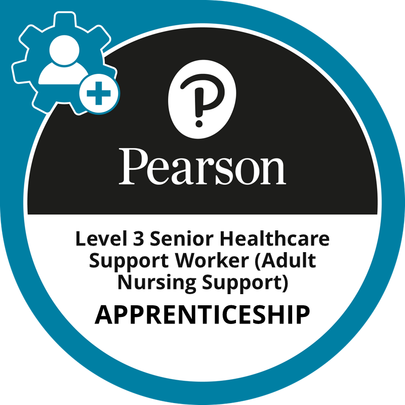Senior Healthcare Support worker Adult Nursing Credly badge