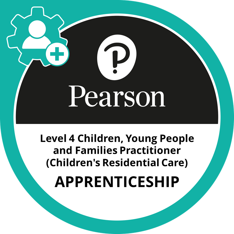 Children Young People and Families Practitioner Residential Care Credly badge
