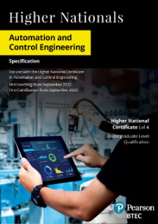 BTEC Higher Nationals in Automation and Control Engineering: Specification
