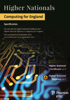 Pearson BTEC Level 4 & 5 Higher Nationals in Computing