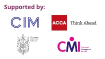 Supported by CIM, ACCA, CII, CMI