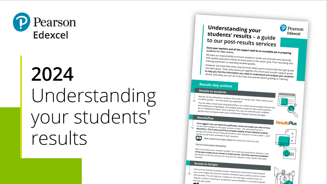 Understanding your students' results