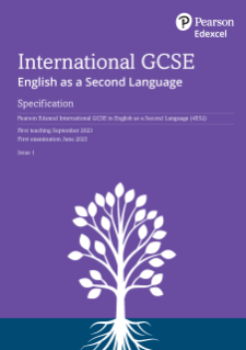 International GCSE English as a Second Language (2023) specification