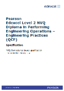 Competence-based qualification in Performing Engineering Operations - Engineering Practices (L2) specification