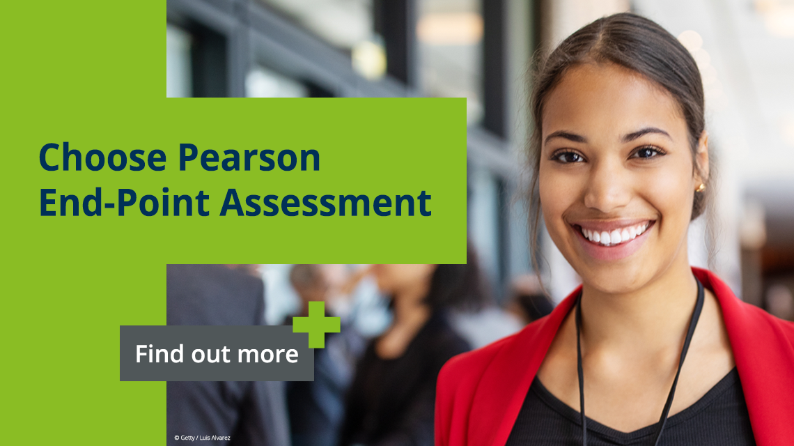 Choose Pearson End-point Assessment