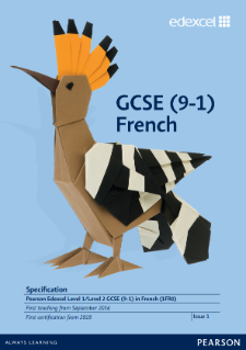 Edexcel GCSE French 2016 Pearson qualifications