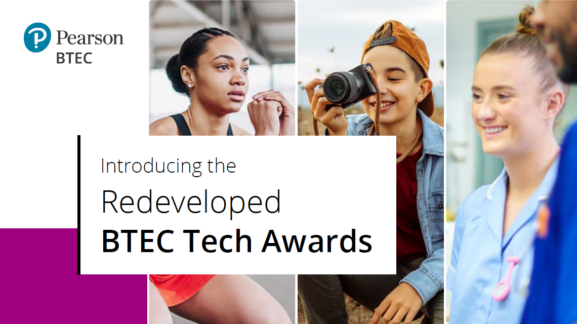 BTEC Tech Awards from 2022 guide