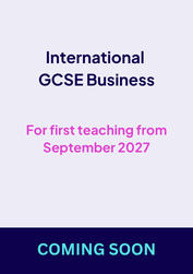 International GCSE Business (2027) specification