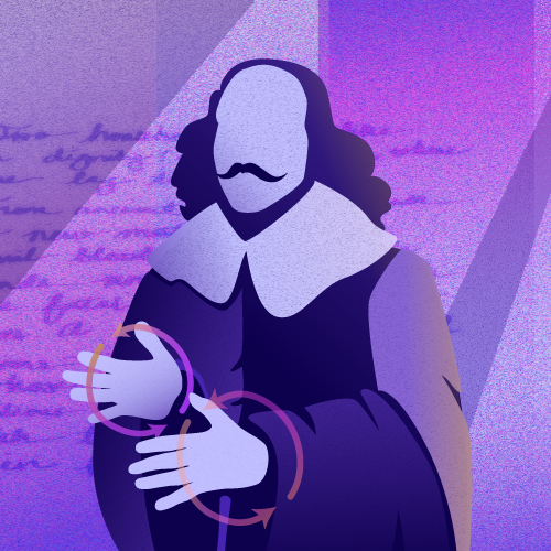 Image of Shakespeare using BSL