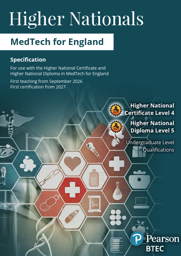 front page of medtech spec