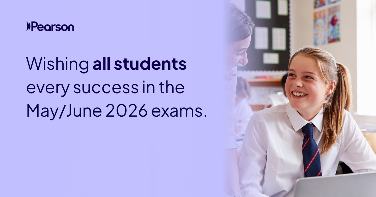 Wishing all students every success in the May/June 2026 exams