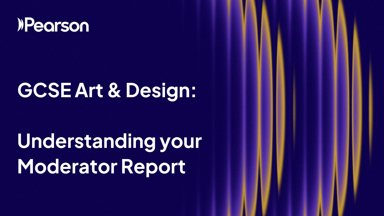GCSE Art and Design Moderator Report video (07:22) GCSE Art and Design Moderator Report video (07:22)