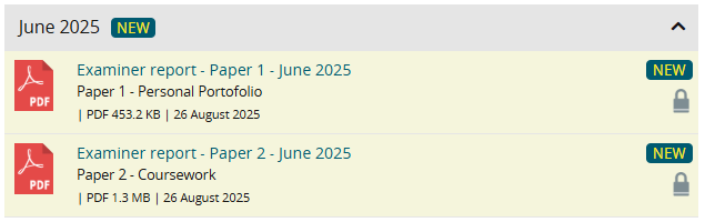 Principal Examiner reports for International GCSE Art and Design