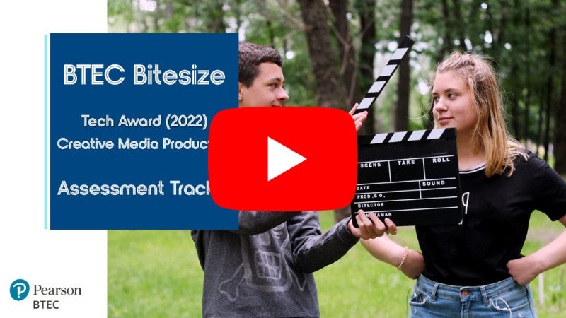 Tech Award (2022) Creative Media Production - Assessment Tracker