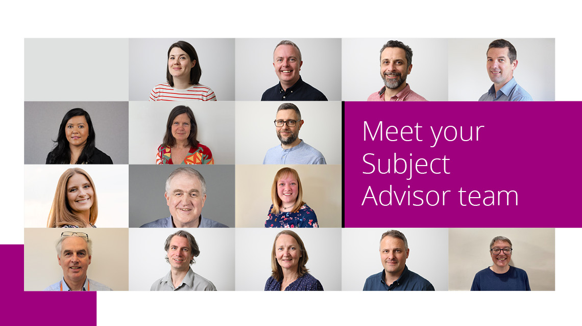 Sign up for your Subject Advisor support