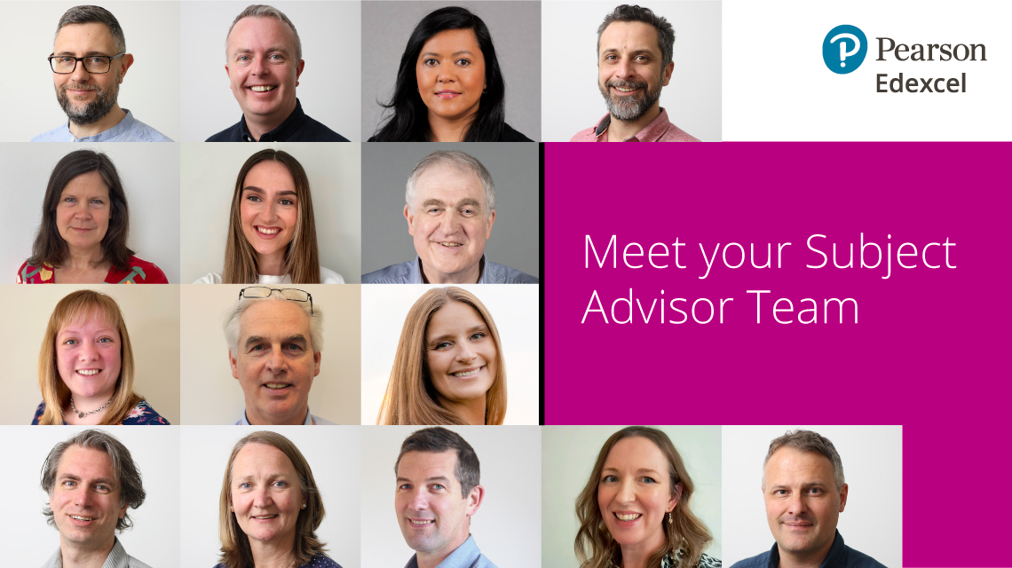 Meet your Subject Advisor team