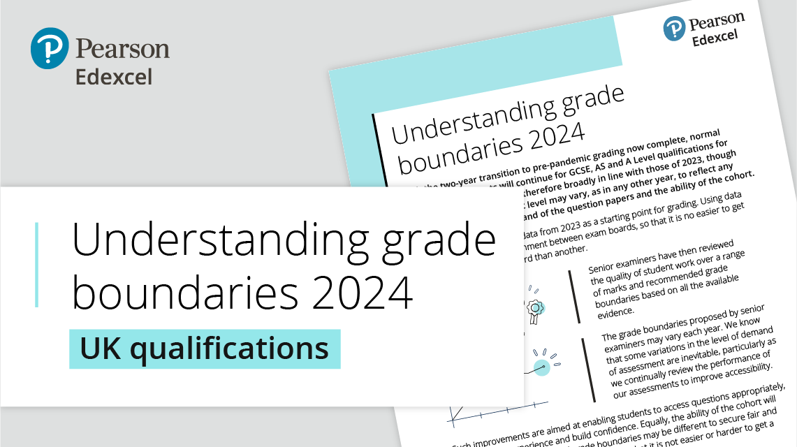 Understanding grade boundaries 2024 - UK qualifications