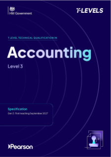 T Level Technical Qualification in Accounting Gen2