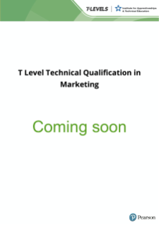 T Level Technical Qualification in Maketing