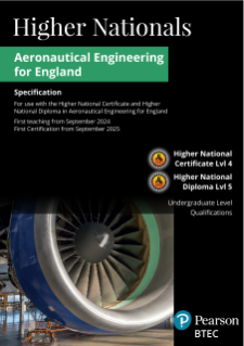 BTEC HN Aeronautical Engineering for England specification