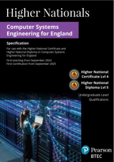 BTEC HN Computer Systems Engineering for England specification