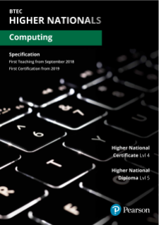 BTEC HNCD Computing Specification