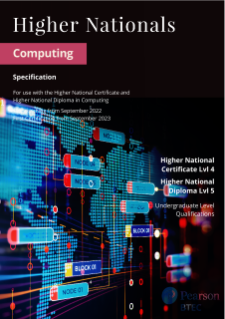 Pearson BTEC Level 4 & 5 Higher Nationals in Computing
