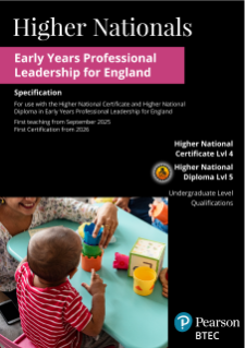 Early Years Professional Leadership for England specification