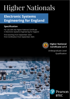 BTEC HN Electronic Systems Engineering for England specification