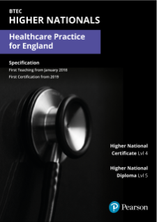 BTEC HNCD Healthcare Practice for England